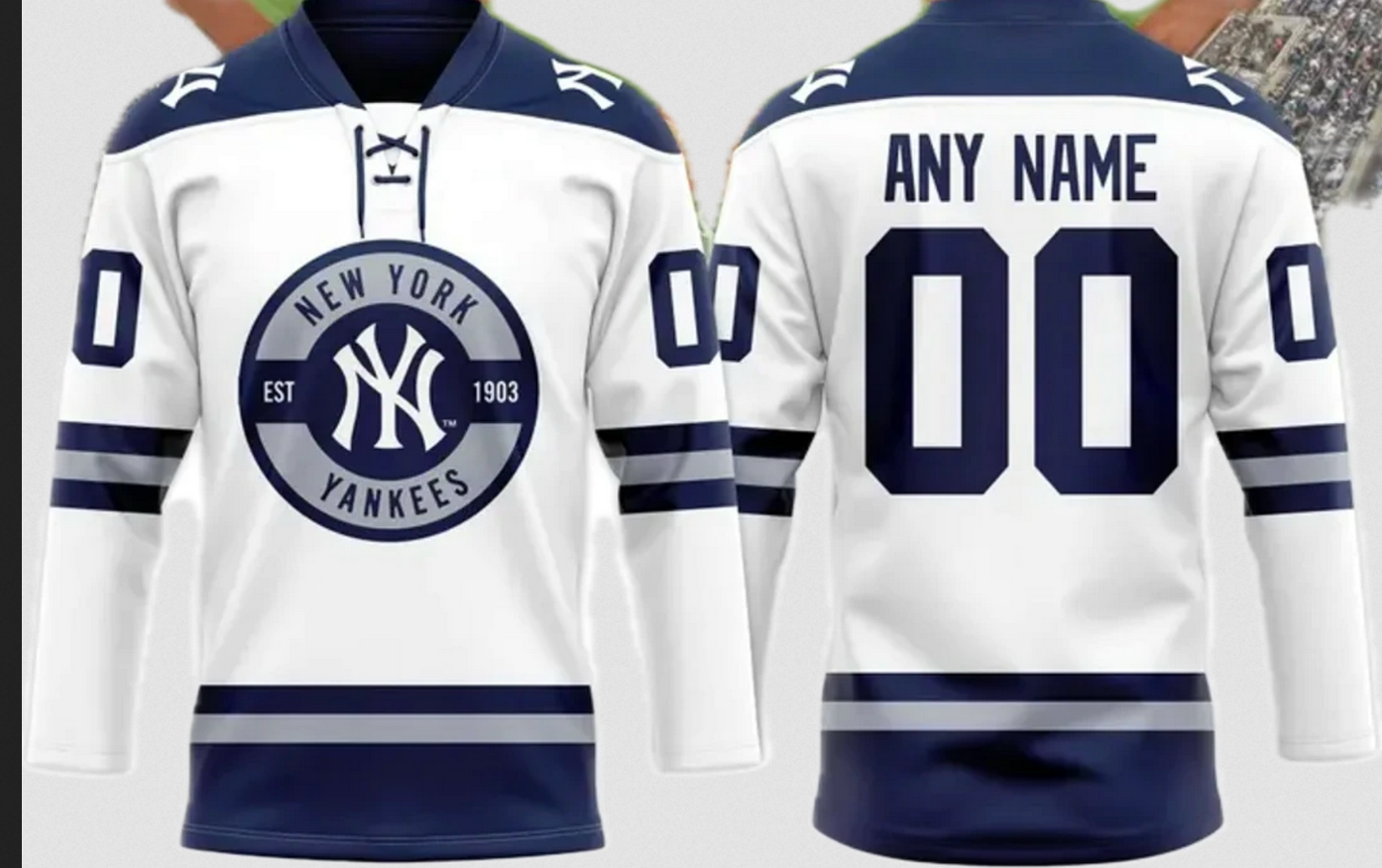 custom Men New York yankees white 2026 MLB jersey
